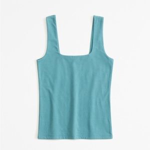 A&F Cotton Blend Seamless Square eck Tank